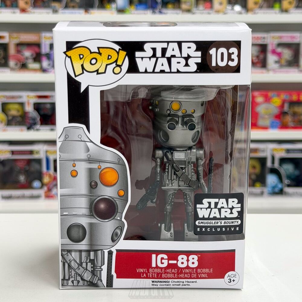 Funko Pop Star Wars IG-88 Smuggler's Bounty 103 Bounty Hunter Toy Vinyl Figure
